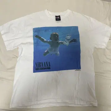 NIRVANA Nevermind T셔츠 화이트
