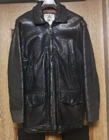 초레어 80s BANANA REPUBLIC 가죽 자켓 카 코트