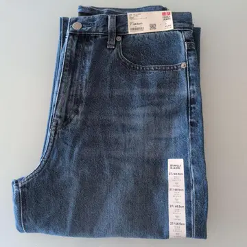 UNIQLO 와이드 스트레이트 청바지 27