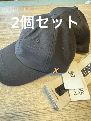 미사용 새상품 varzar 캡 블랙 바자르 택 포함 2세트