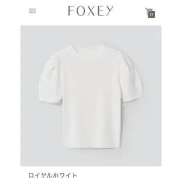 foxey Knit Top Vera 화이트 38