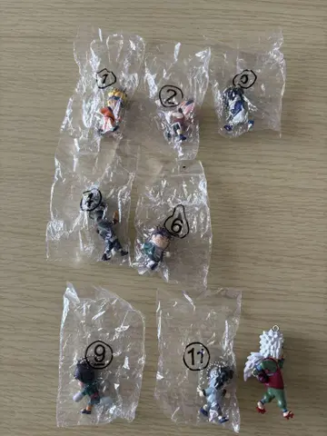 NARUTO 미니 피규어 세트 8종 비바 나루토