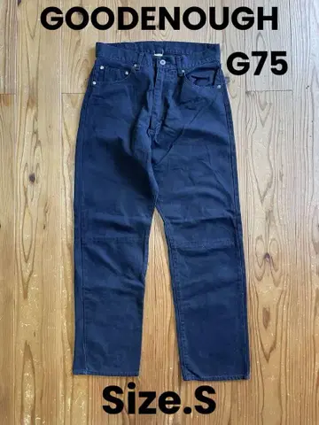 초기! 새상품급! GOODENOUGH G75 덕 팬츠 블랙 S 사이즈