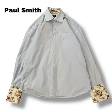 [ Paul Smith ] 이탈리아제 커프스 단추 셔츠 42