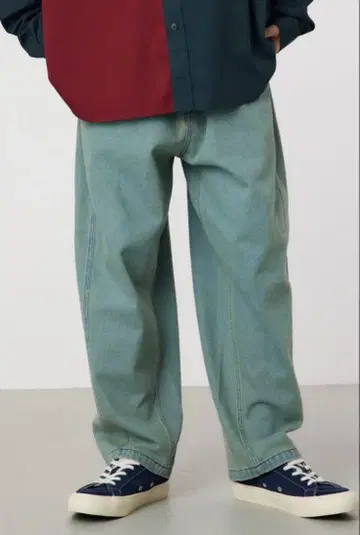 RODEO CROWNS WIDE BOWL curve denim pants
