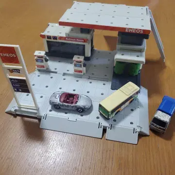 유익 토미카 주유소 ENEOS 자동차 덤 포함