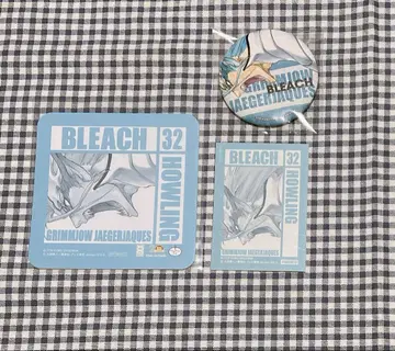 BLEACH 그림죠 중외 카페 캔뱃지 코스터 스티커