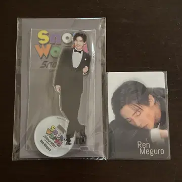Snow Man 메구로 렌 아크릴 스탠드 Snow World