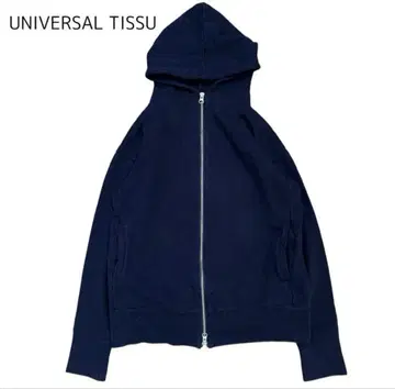 [ UNIVERSAL TISSU ] 더블 지퍼 후드티