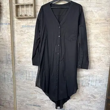 미사용 새상품 스콧 클럽 구매 블랙 셔츠 원피스 긴팔