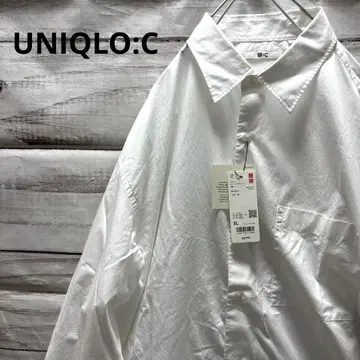 새상품 UNIQLO:C 브로드 오버 사이즈 셔츠 화이트 XL 택 포함