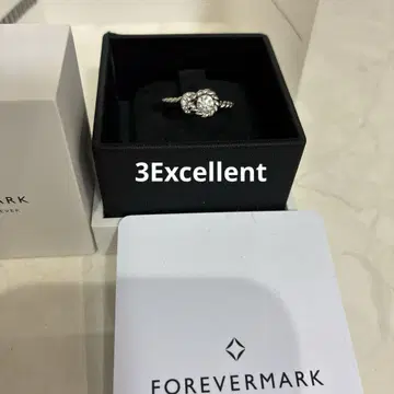 포에버 마크 다이아몬드 반지 D 컬러