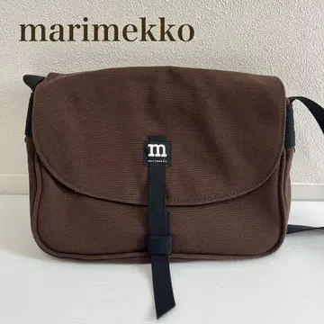 marimekko 마리메꼬 캔버스 숄더백 브라운