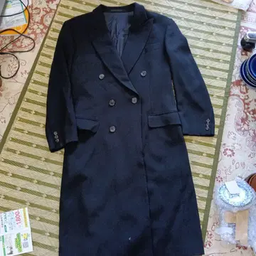 HOMME ANNIVERSAIRE 블랙 체스터 코트