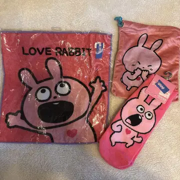 LOVE RABBIT 타월 복조리 삭스 세트