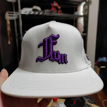flex wit me 캡 화이트 퍼플