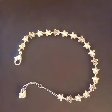 Swarovski 실버 체인 팔찌