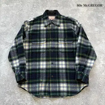 [ McGREGOR ] 맥그리거 80s 울 보드셔츠 플란넬셔츠