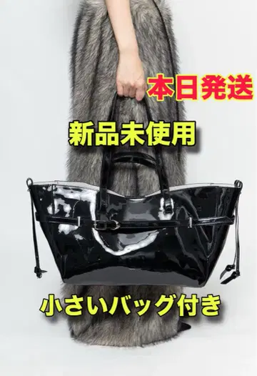 THEREDTHREAD Sheart 토트백 라지 에나멜
