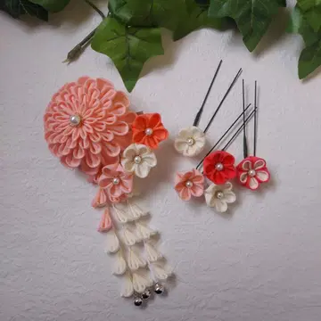 츠마미자이쿠 머리 장식 시치고산