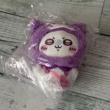 산리오 치이카와 (먼작귀) 콜라보 모몽가 쿠로미 마스코트 홀더 봉제 인형
