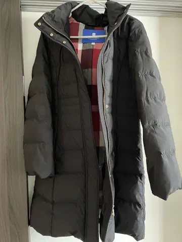 다운 코트 블루 라벨
