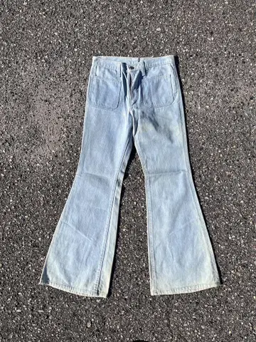 Wrangler 랭글러 70s 부츠컷 벨보텀 블루 남성용