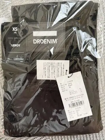 새상품 DR DENIM 닥터 데님 스키니 데님 LEROY 블랙 XS
