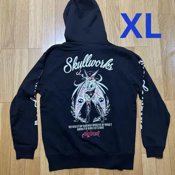 새상품 XL 스컬웍스 타츠노코 프로 도론죠 얏타맨 후드티