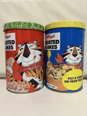 Kellogg's 켈로그 캔 빈 캔 양철 2세트