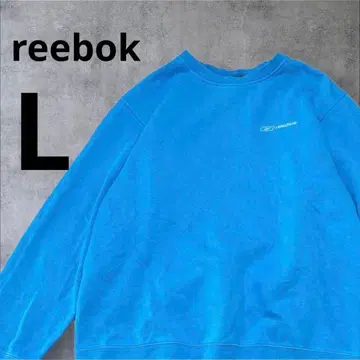 reebok 속기모 맨투맨 트레이닝복 맨투맨 블루 L