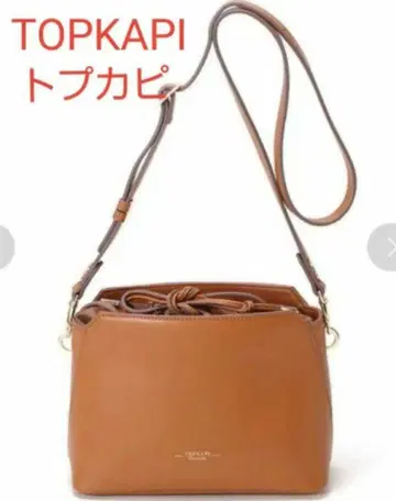 탑카피 천연 가죽 숄더백 브라운
