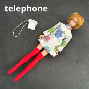 빈티지 바비 전화기