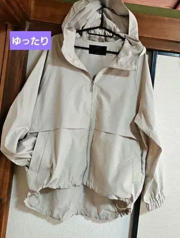 넉넉한 GALLORIA 블루종 후드티 점퍼 코트