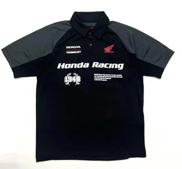 새상품급 HONDA RACING 피케 셔츠 M 혼다 레이싱 혼다