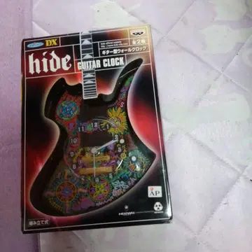 hide 기타 모양 시계