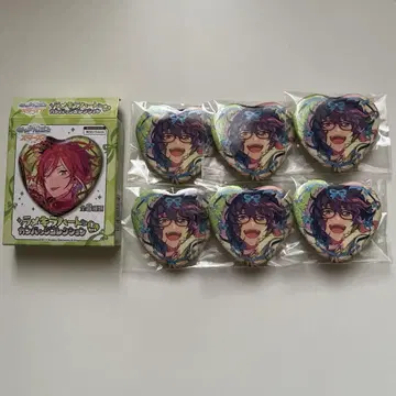 라메키라 하트 캔뱃지 아오바 츠무기 6개 세트
