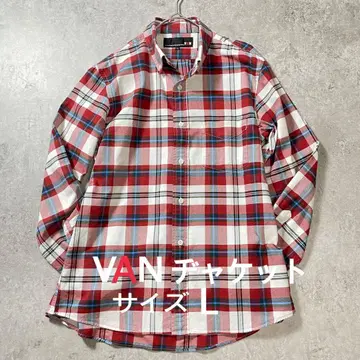 [새상품급] VAN JACQUARD 반자켓 캐주얼 셔츠 사이즈 L