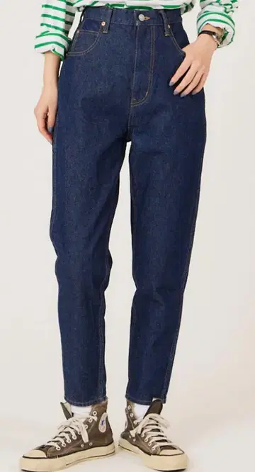 더 신조네 캐롯 데님 34 네이비