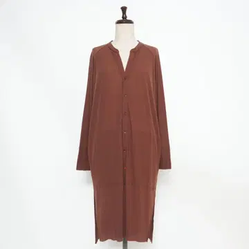 GALERIE VIE 스키퍼 롱 가디건 브라운 사이즈 S*HD850