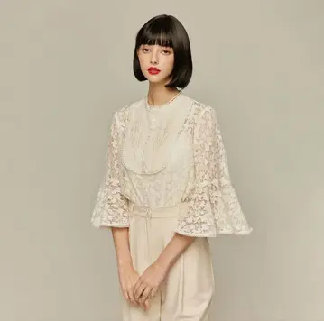 twenties 레이스 블라우스