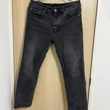 ksubi 블랙 슬림핏 데님 팬츠 31호