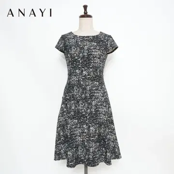 ANAYI 스트레치 플레어 원피스 모노톤 사이즈 36*HD853