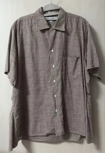 INDIVIDUALIZED SHIRTS 반팔 셔츠 L 체크 무늬