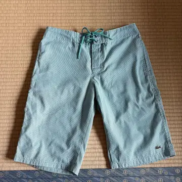 LACOSTE 스카이블루 스트라이프 숏팬츠
