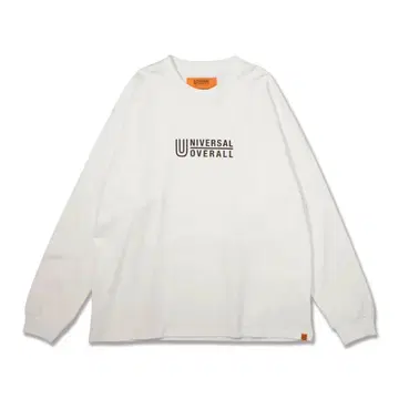 UNIVERSAL OVERALL 센터 로고 롱 슬리브 TEE