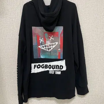요네즈켄시 FOGBOUND 2017 TOUR 후드티 L 사이즈 블랙