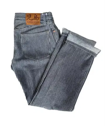 새상품급 코지마진스 KOJIMA GENES 21oz 스트라이프 데님