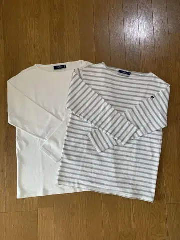 SAINT JAMES 스트라이프 긴팔 T셔츠