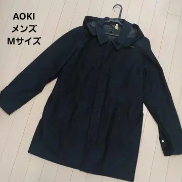 [ 즉시 구매 ] AOKI 남성용 코트 다크 네이비 비즈니스 긴팔